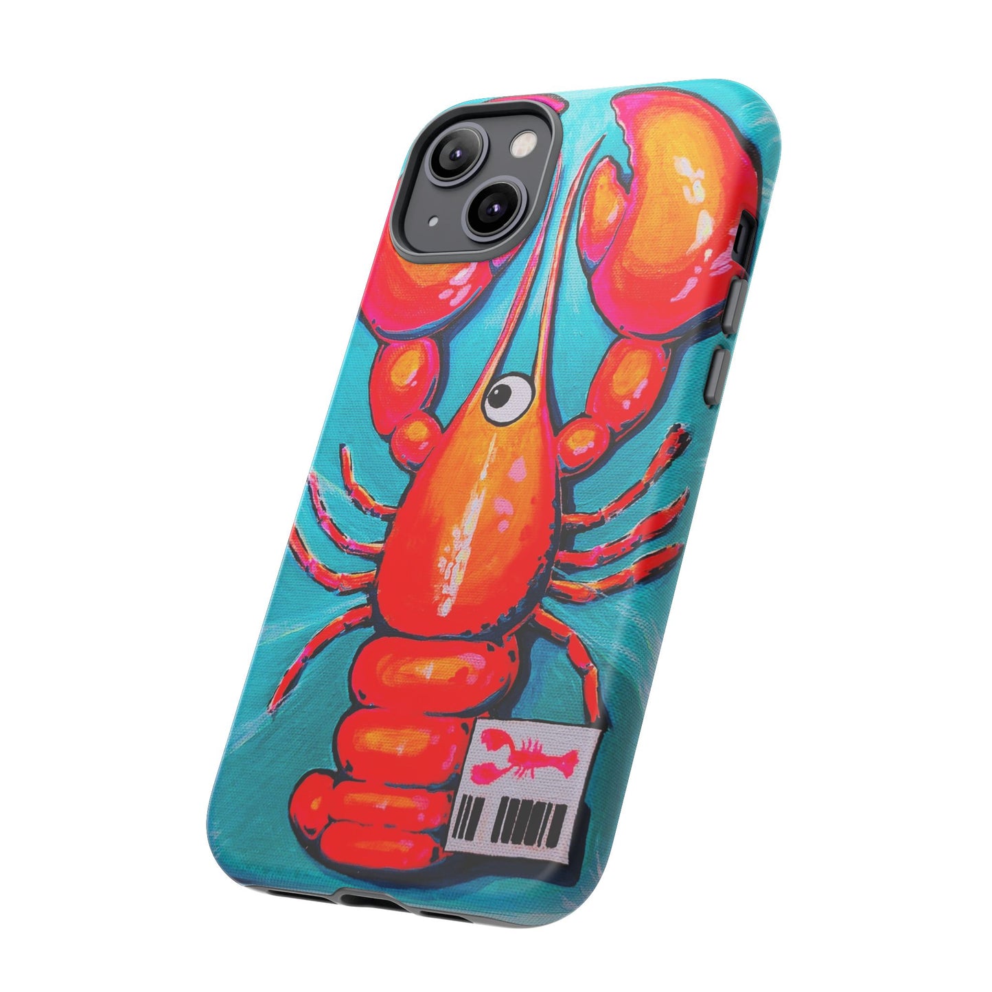 Neon Lobster Tough Phone Case