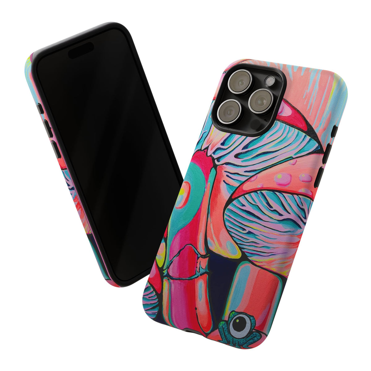 Coque de téléphone résistante Trippy Mushrooms