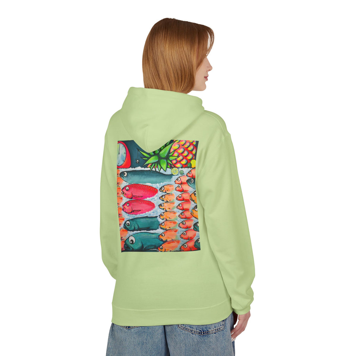 Unisex Neon Cabo Fish Market Soft Hoodie