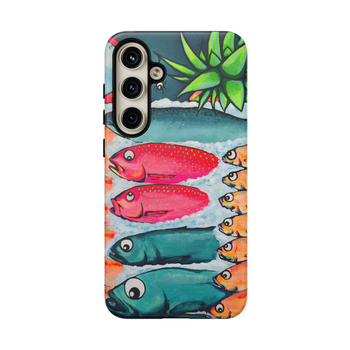Neon Cabo Fish Market Tough Phone Case