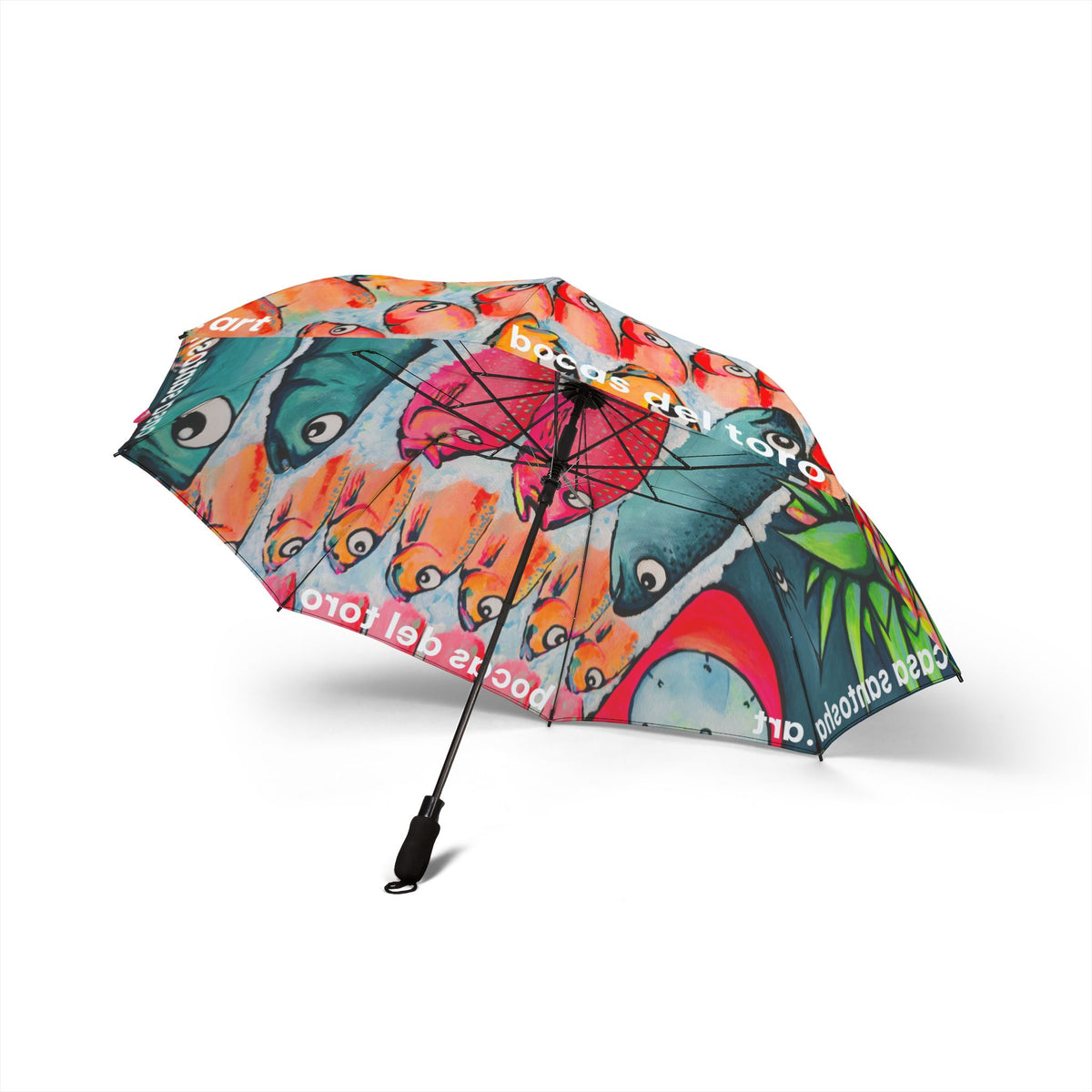 Neon Cabo Fish Market Umbrella