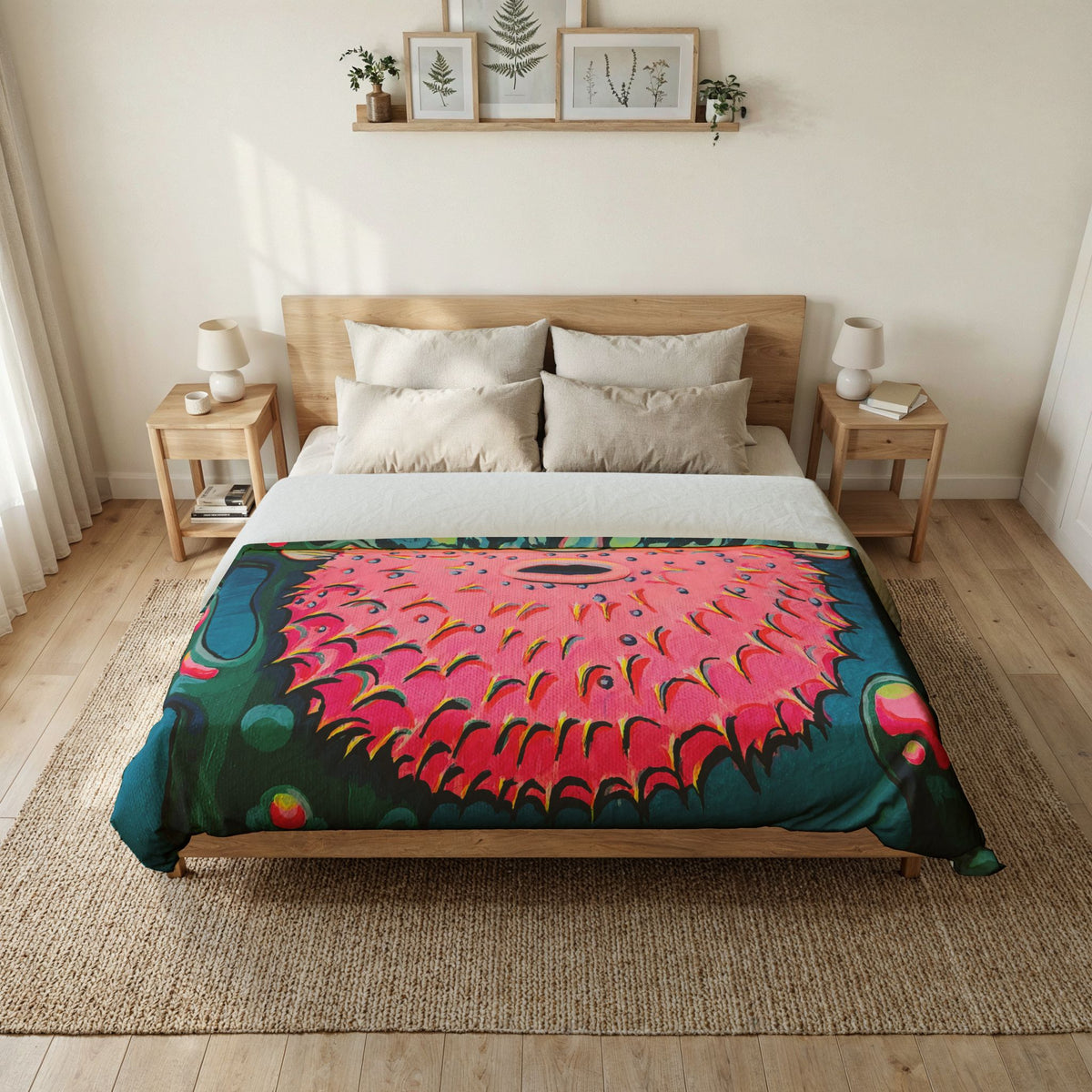 Cyclops Pufferfish Duvet Cover