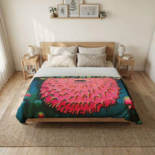 Cyclops Pufferfish Duvet Cover
