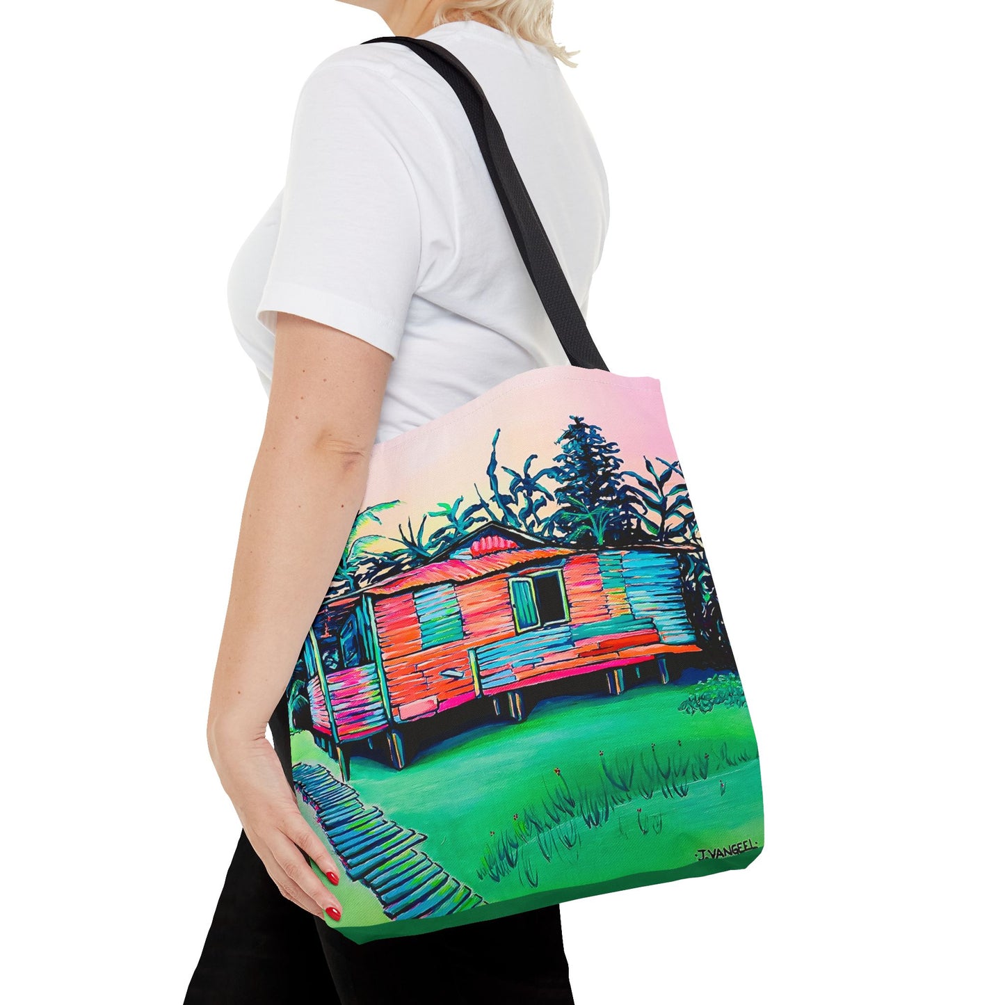 Premium Luis Russell House Bocas Tote Bag, Original Artist Design, Reusable Shopping Tote, Eco-Friendly