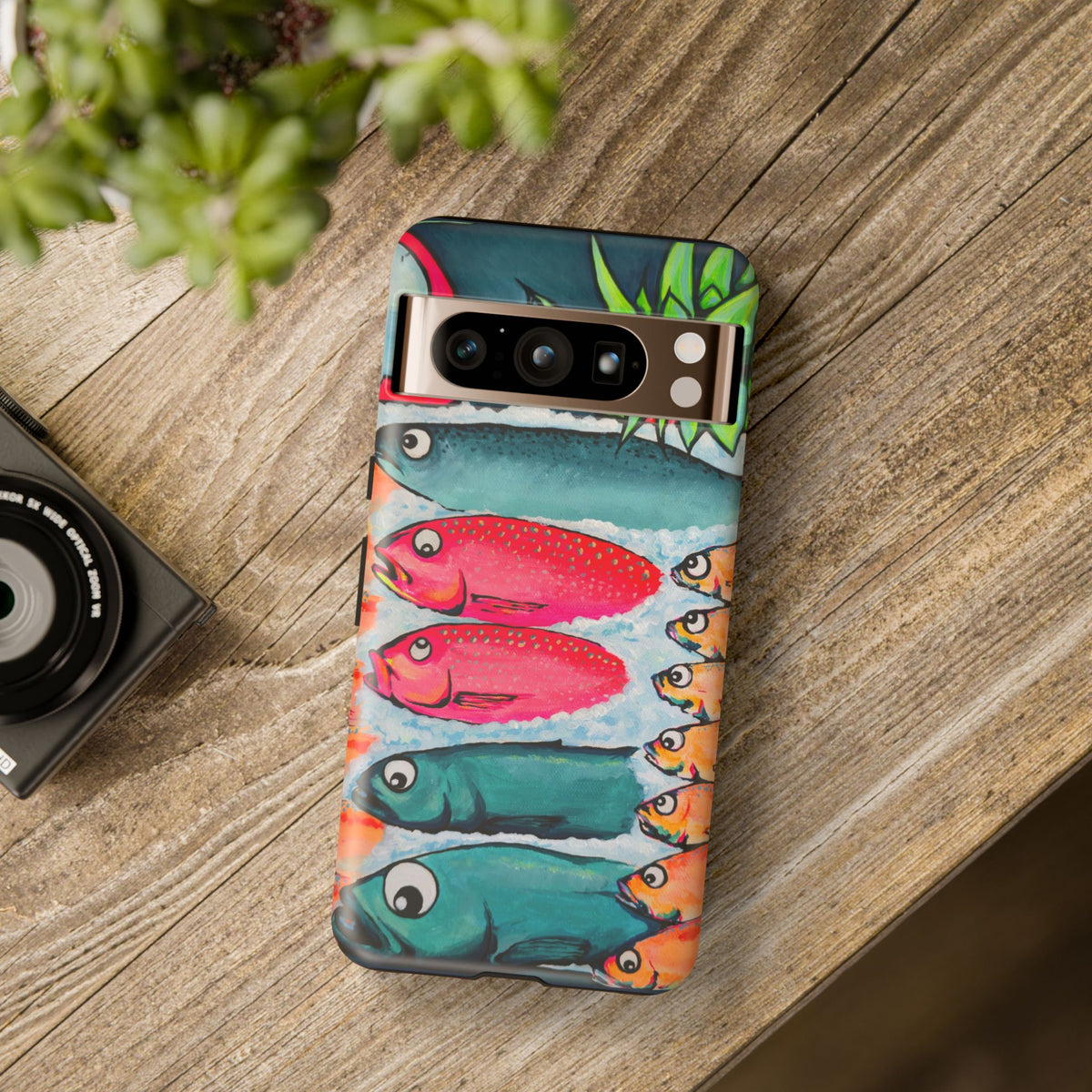 Neon Cabo Fish Market Tough Phone Case