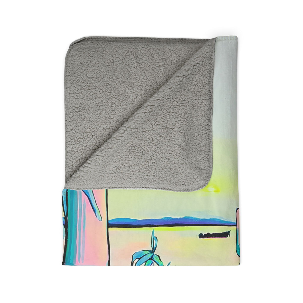 Serenity Bocas Fleece Sherpa Blanket