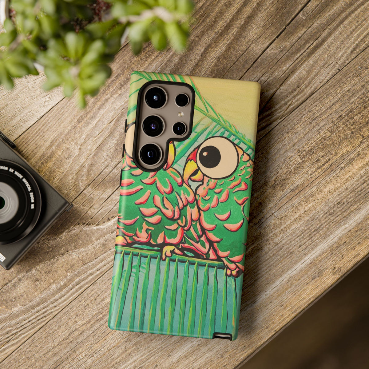 Chatty Cyclops Parrots Tough Phone Case