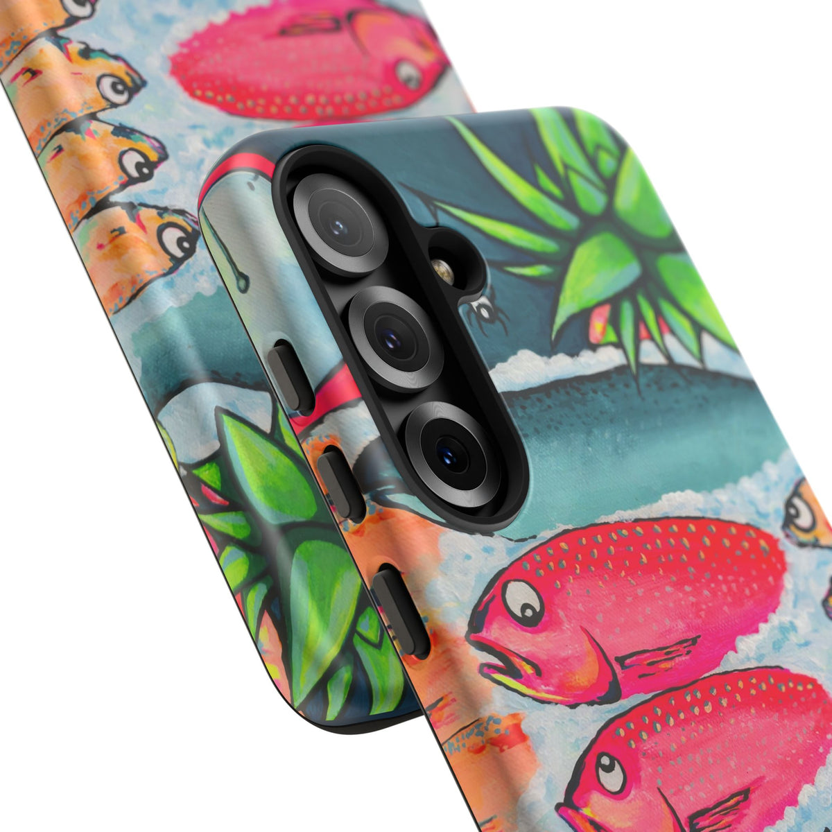 Neon Cabo Fish Market Tough Phone Case