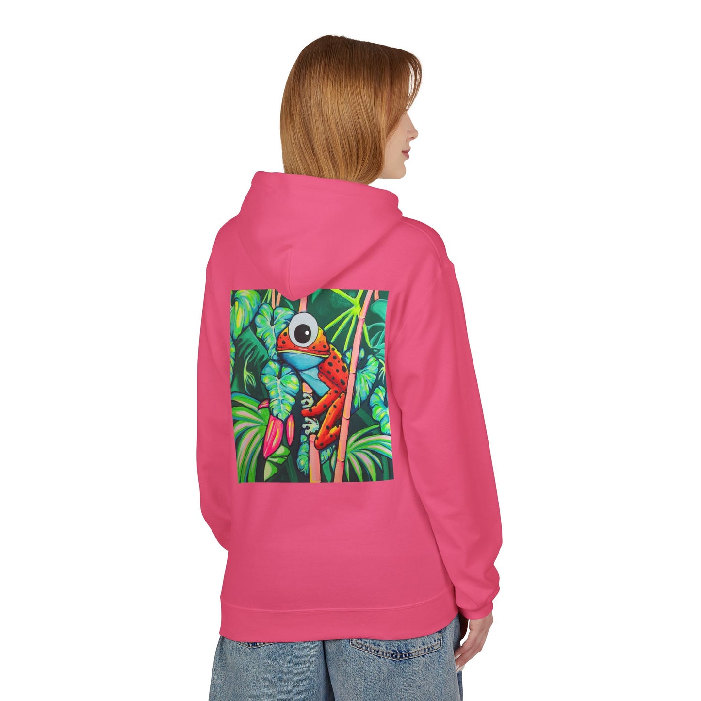 Unisex Cyclops Red Frog Soft Hoodie