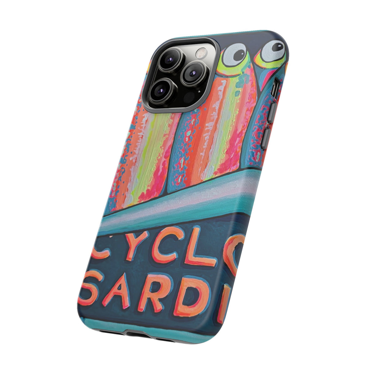 Neon Sardines Tough Phone Case