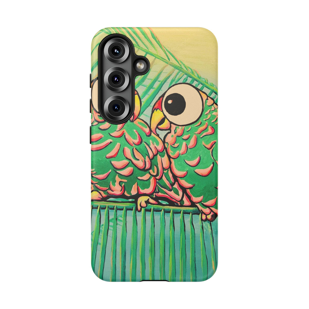 Chatty Cyclops Parrots Tough Phone Case