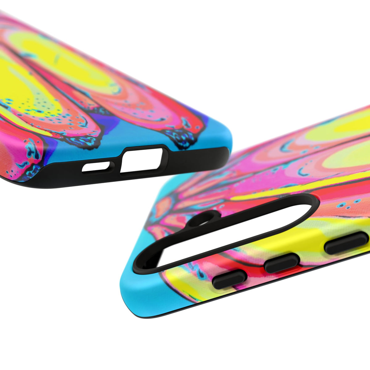 Neon Fat Bananas Tough Phone Case