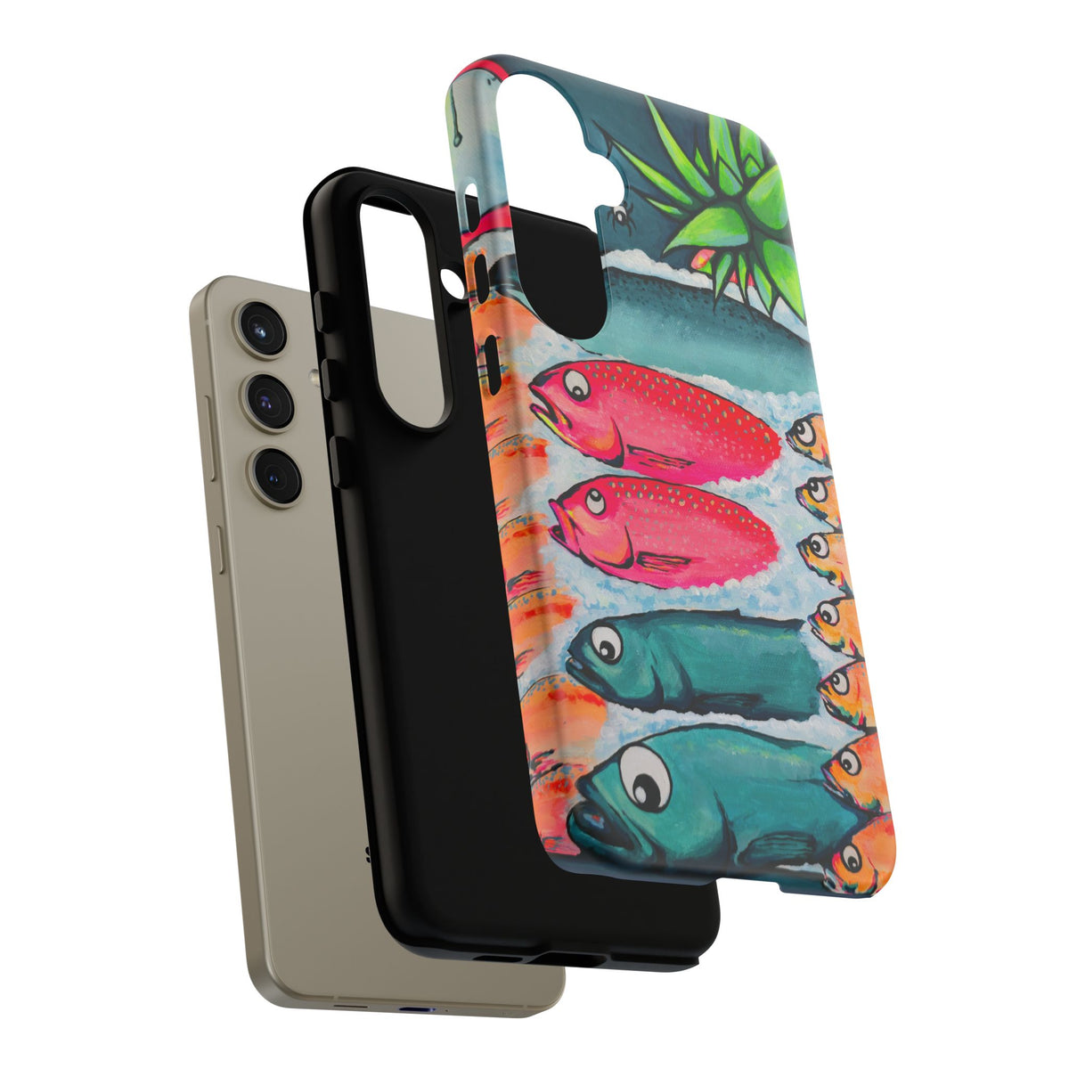 Neon Cabo Fish Market Tough Phone Case