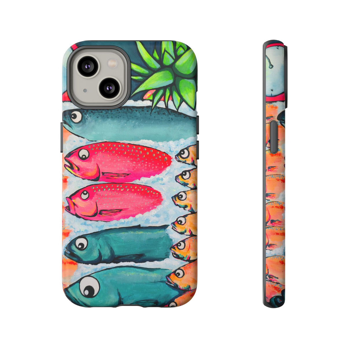 Neon Cabo Fish Market Tough Phone Case
