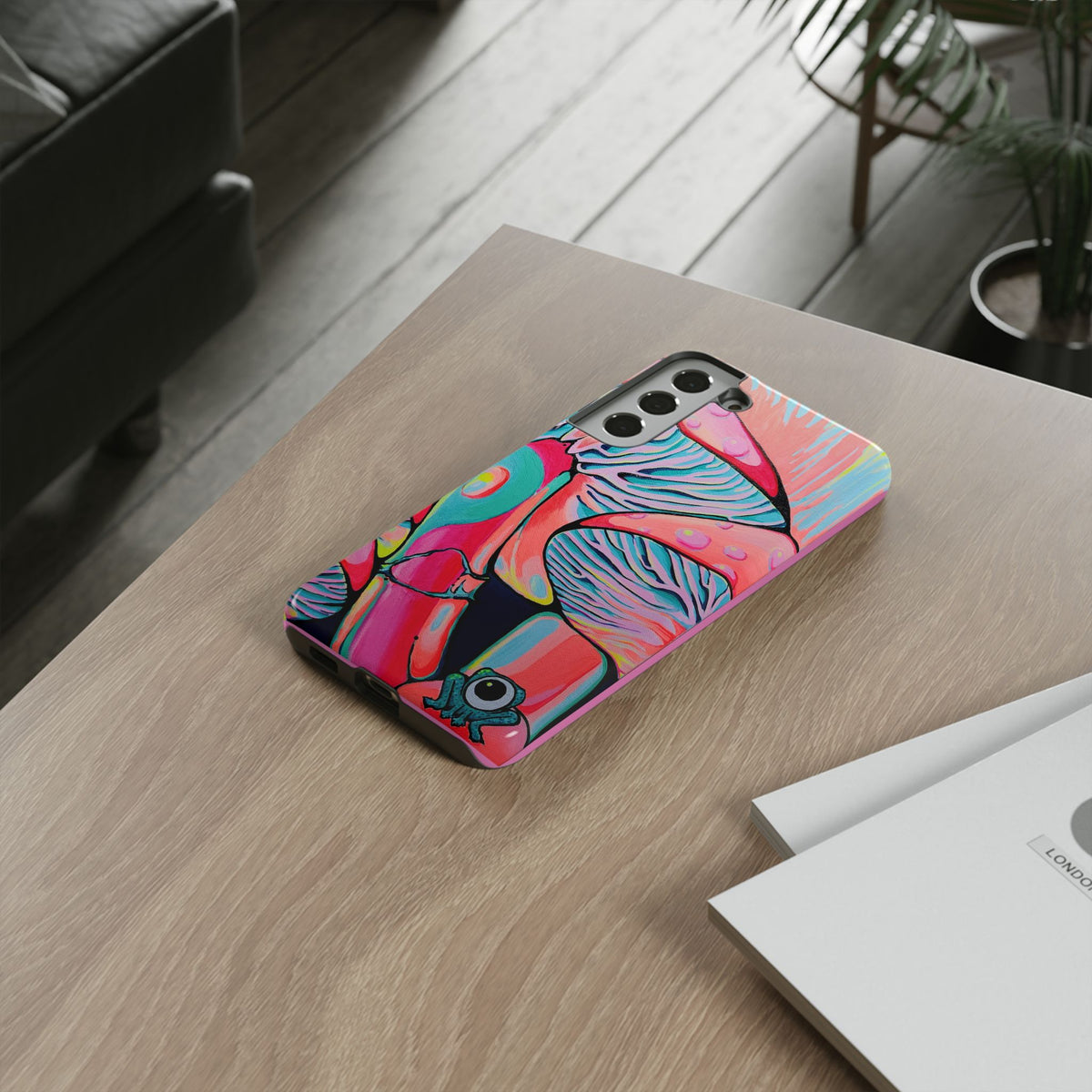Coque de téléphone résistante Trippy Mushrooms