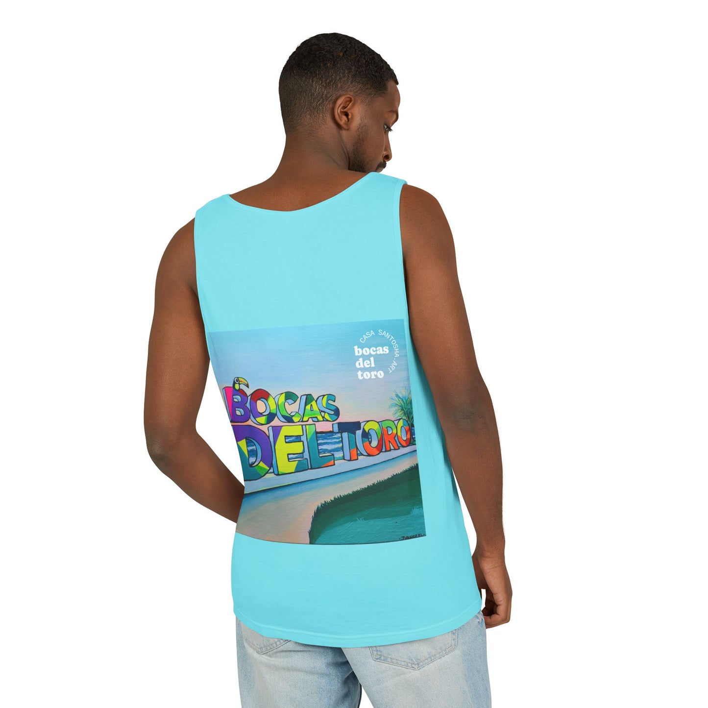Unisex Bocas Del Toro Sign Tank Top - Perfect for Summer Vibes
