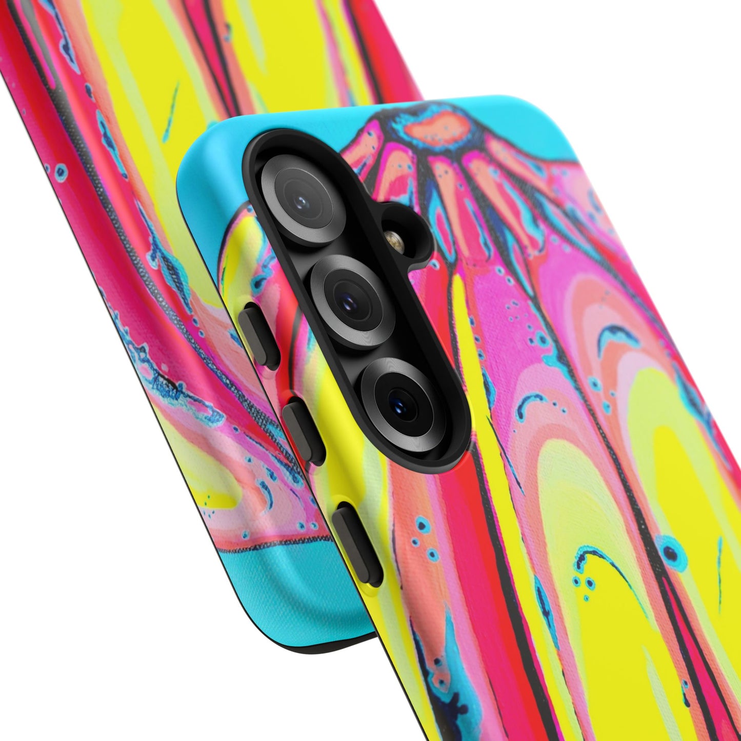 Neon Fat Bananas Tough Phone Case