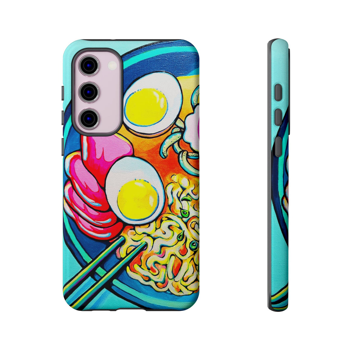 Coque de téléphone résistante Neon Ramen