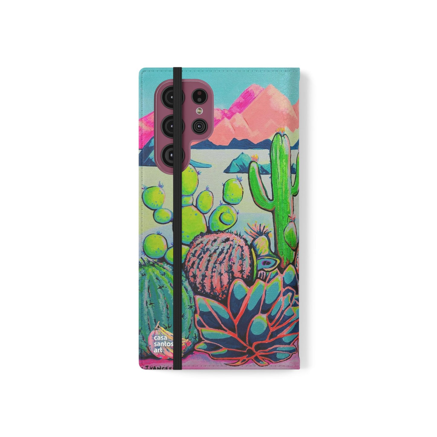 Cyclops Camel Flip Phone Case – Wallet Cover with Card Slots