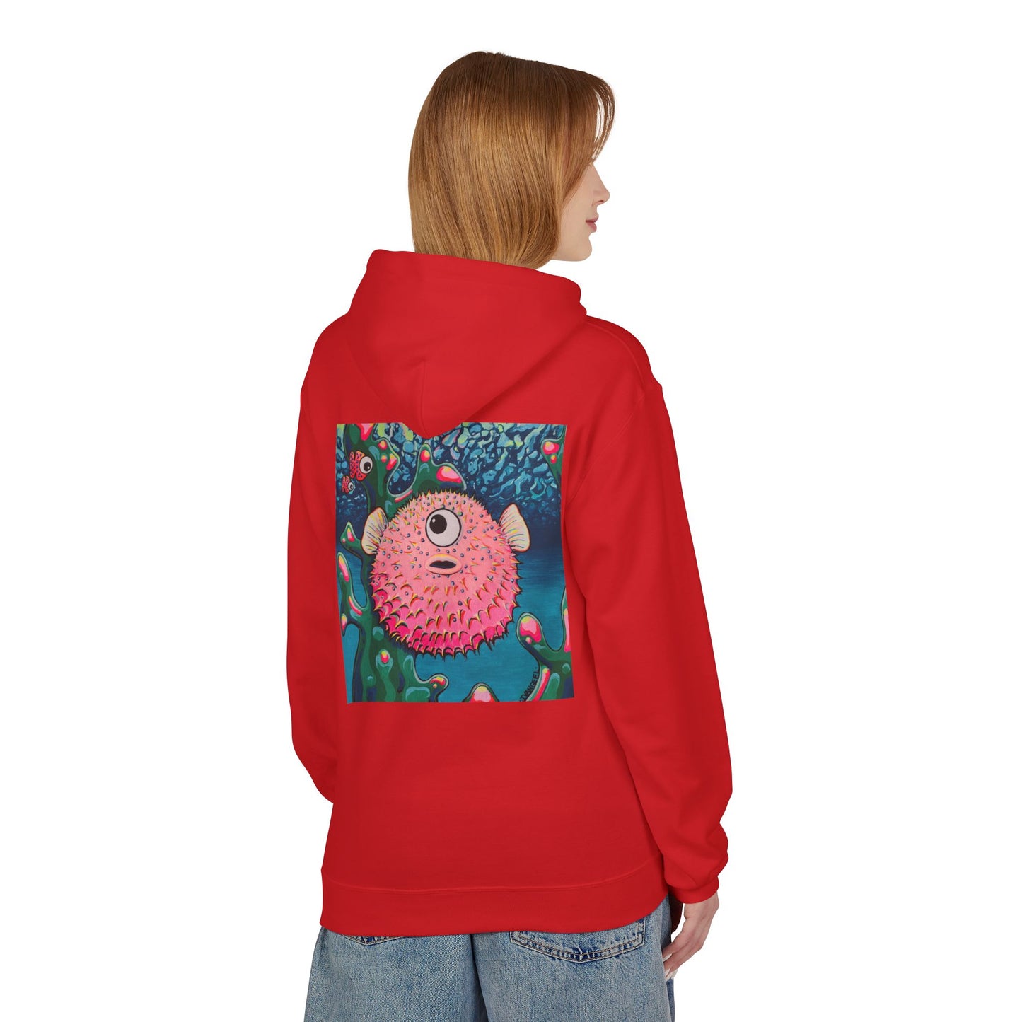 Unisex Cyclops Pufferfish Soft Hoodie