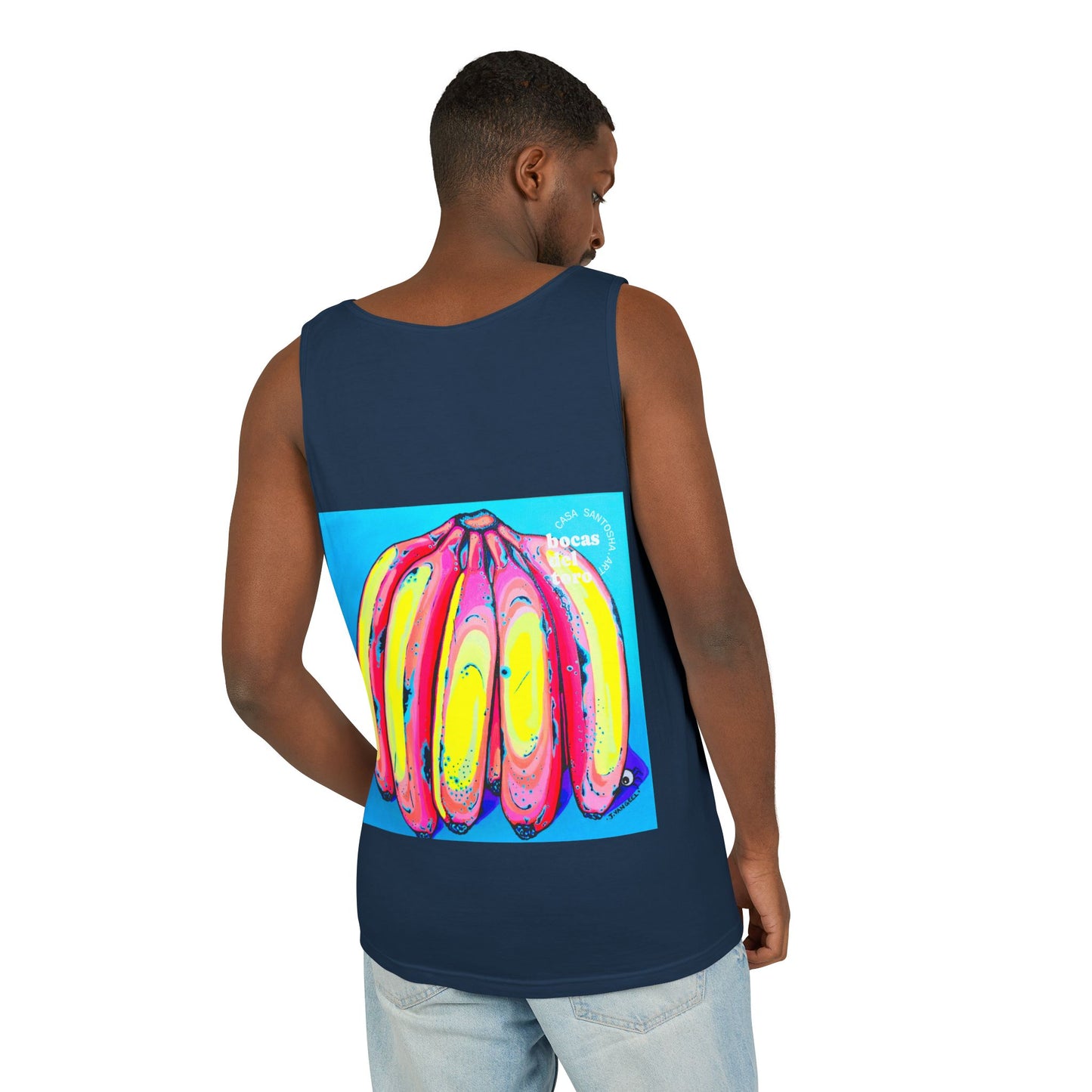 Unisex Neon Fat Bananas Tank Top - Perfect for Summer Vibes