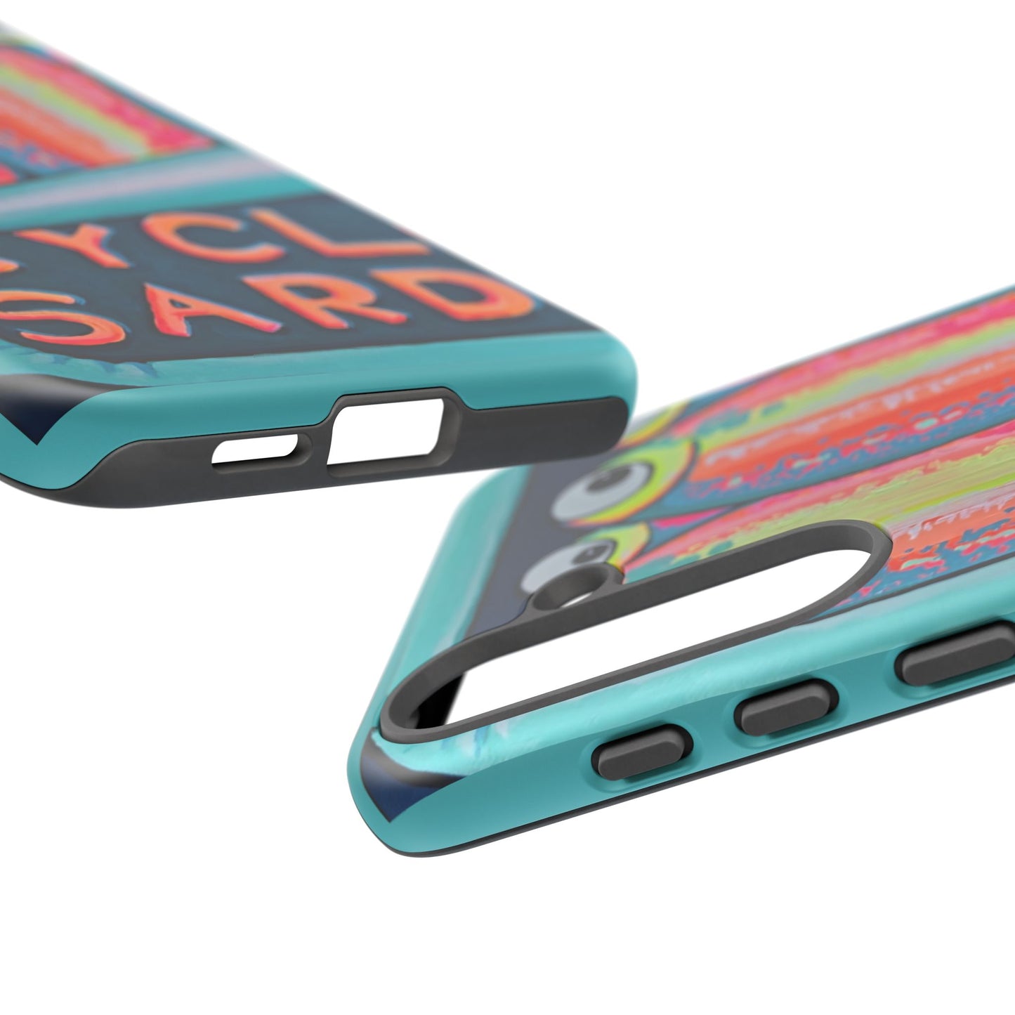 Neon Sardines Tough Phone Case