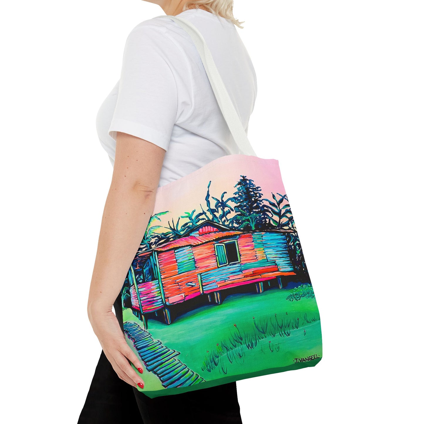 Premium Luis Russell House Bocas Tote Bag, Original Artist Design, Reusable Shopping Tote, Eco-Friendly