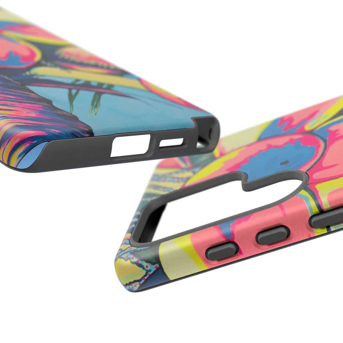 Neon Coconuts Tough Phone Case