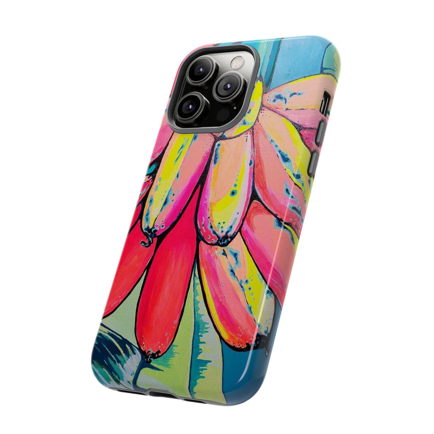 Neon Primitivo Bananas Tough Phone Case