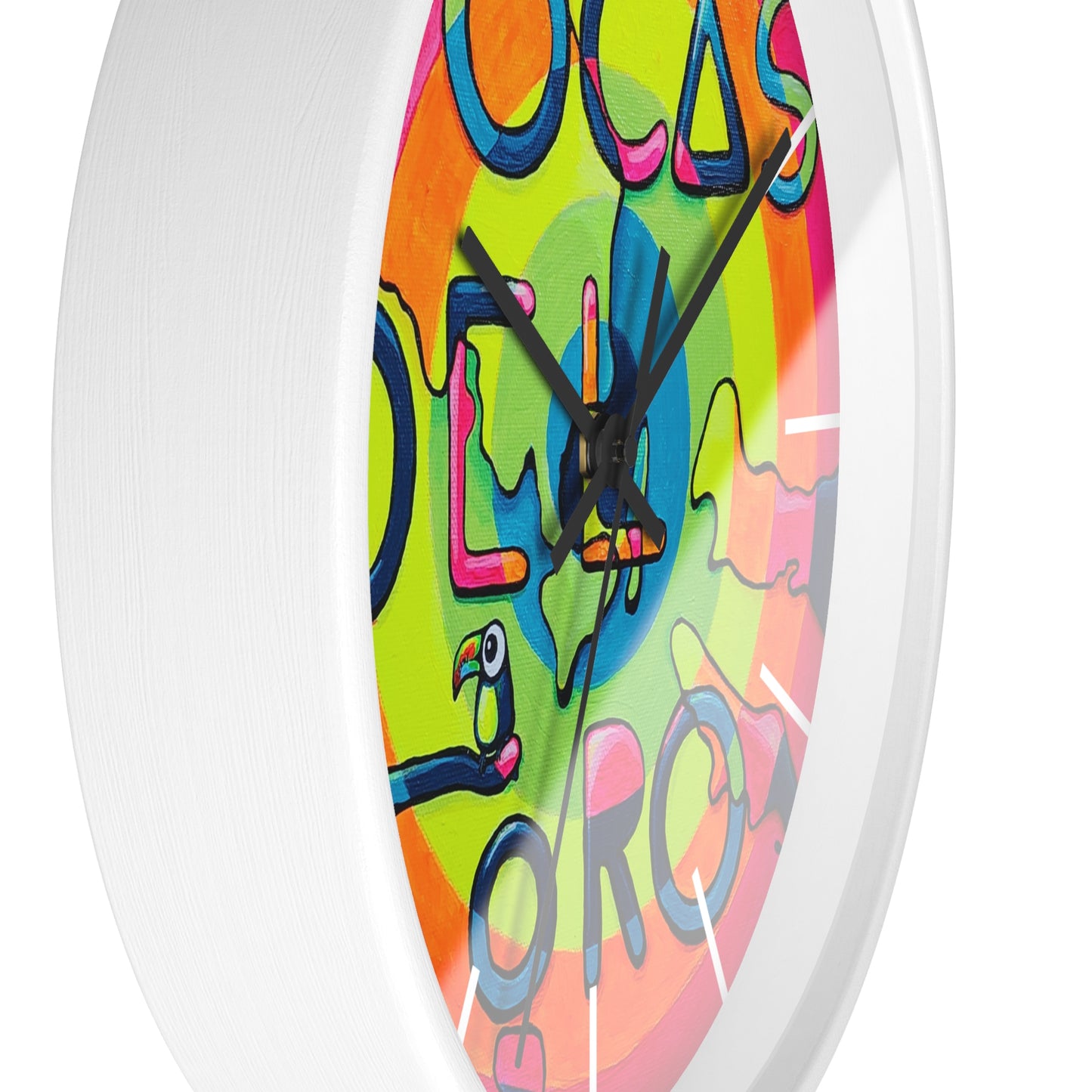 Bocas Del Toro Islands Pop Art Wall Clock