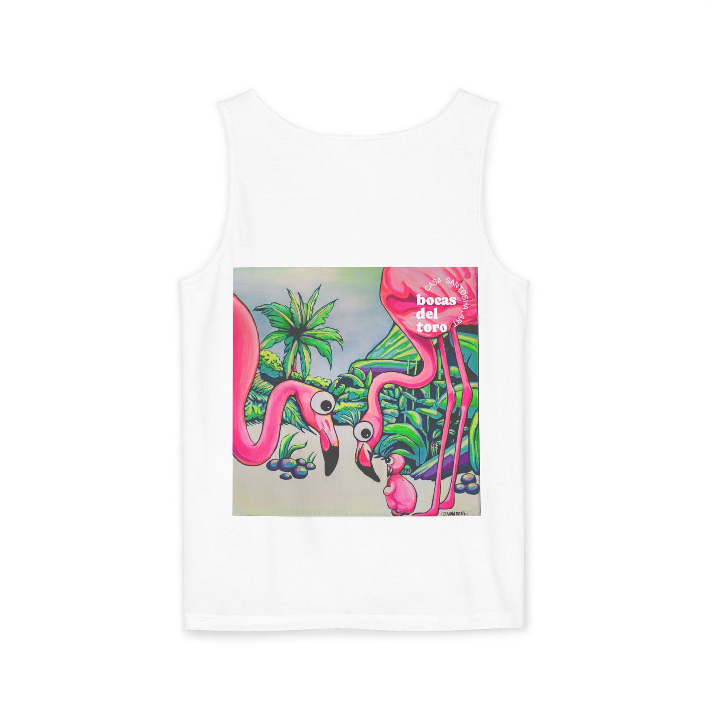 Unisex Cyclops Flamingo Family Tank Top - Perfect for Summer Vibes