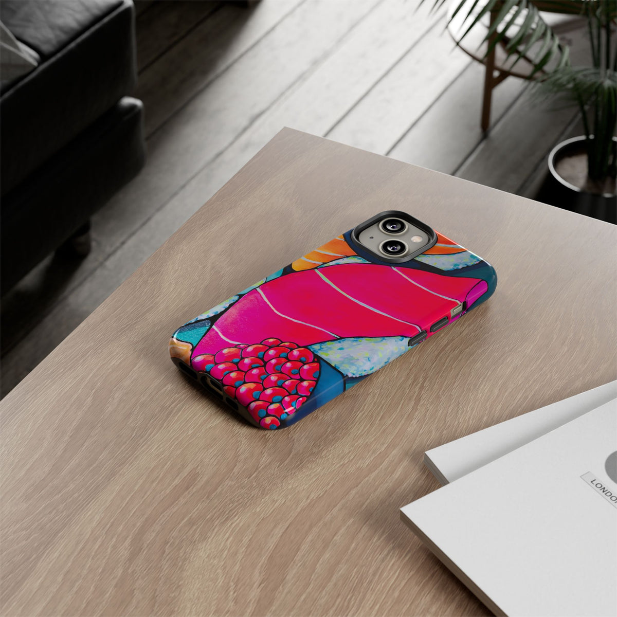 Coque de téléphone résistante Néon Sushi