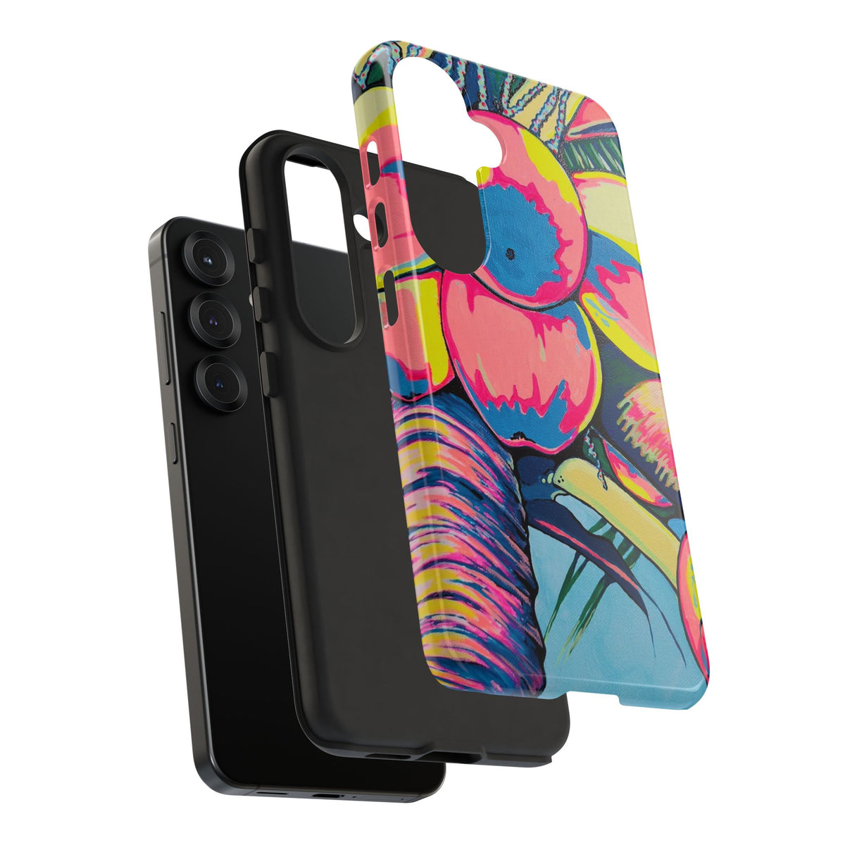 Neon Coconuts Tough Phone Case