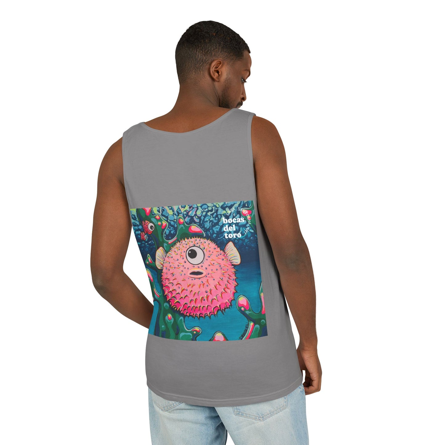 Unisex Cyclops Pufferfish Tank Top - Perfect for Summer Vibes