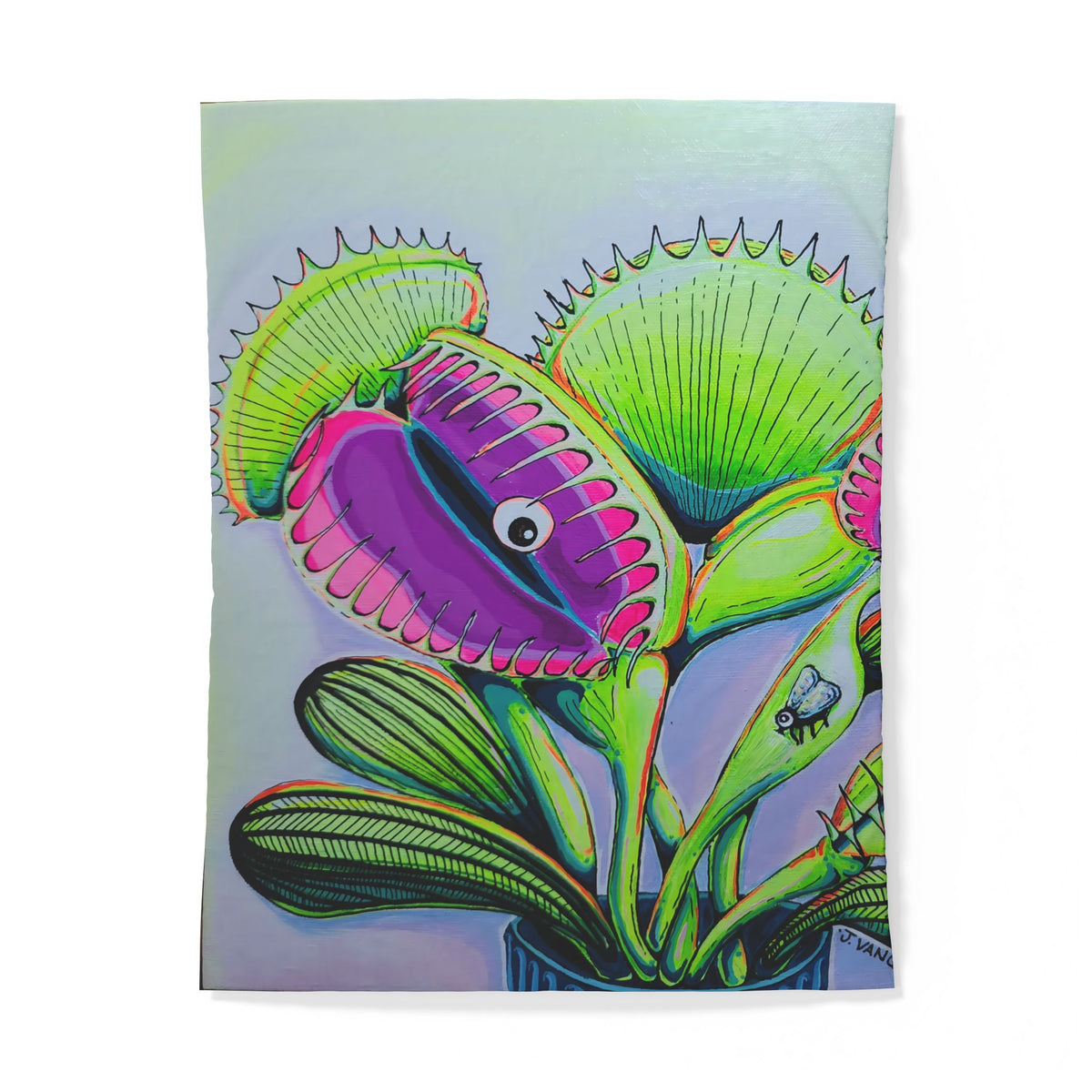 Cyclops Venus Fly Trap Duvet Cover