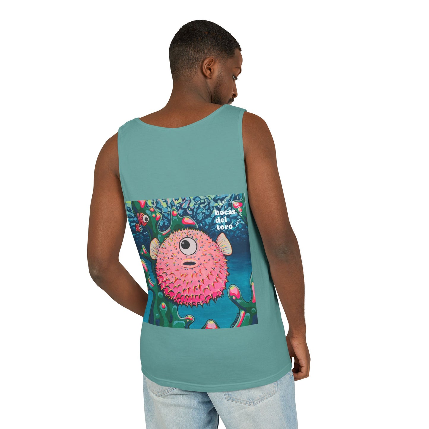 Unisex Cyclops Pufferfish Tank Top - Perfect for Summer Vibes