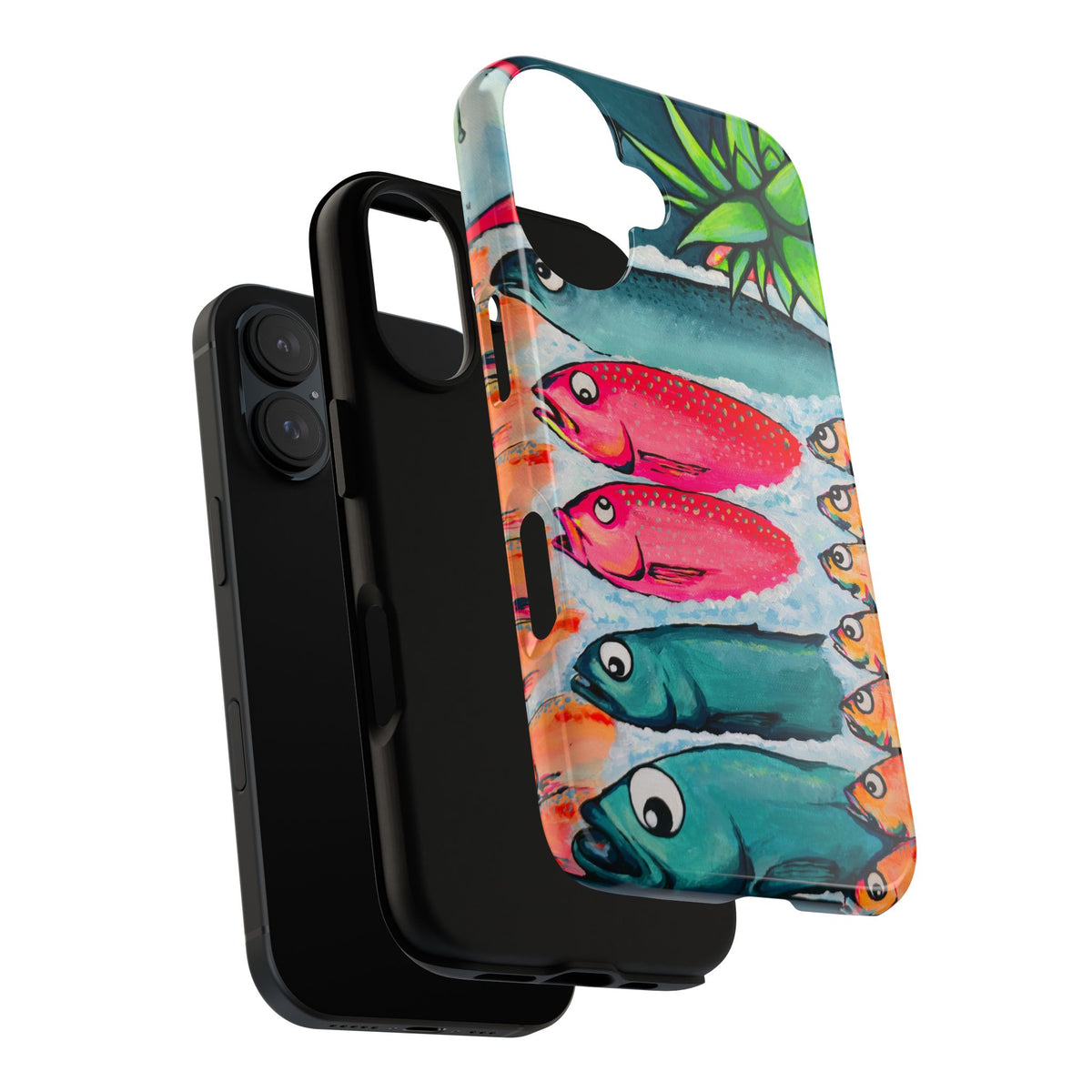 Neon Cabo Fish Market Tough Phone Case