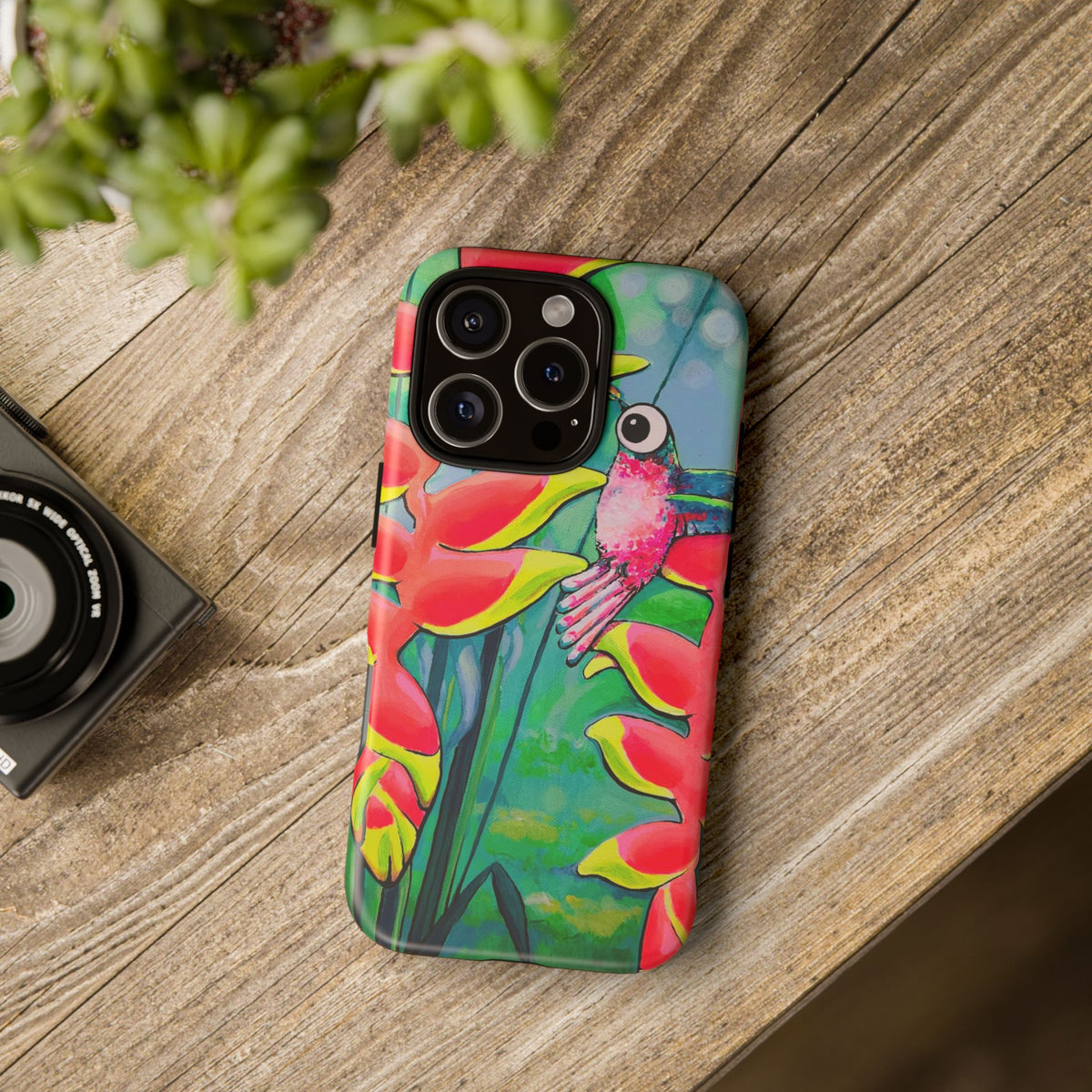 Cyclops Hummingbirds Tough Phone Case