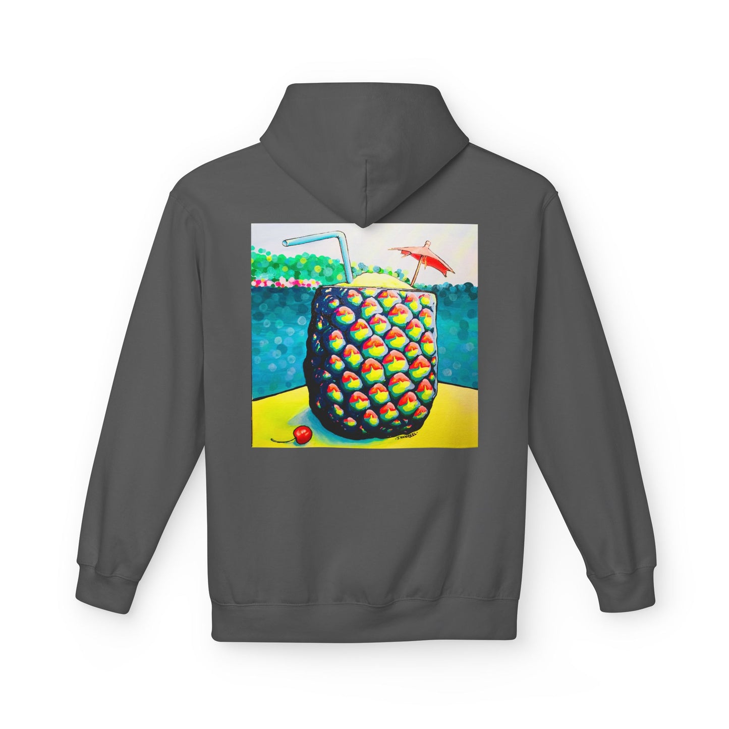 Unisex Neon Piña Colada Soft Hoodie