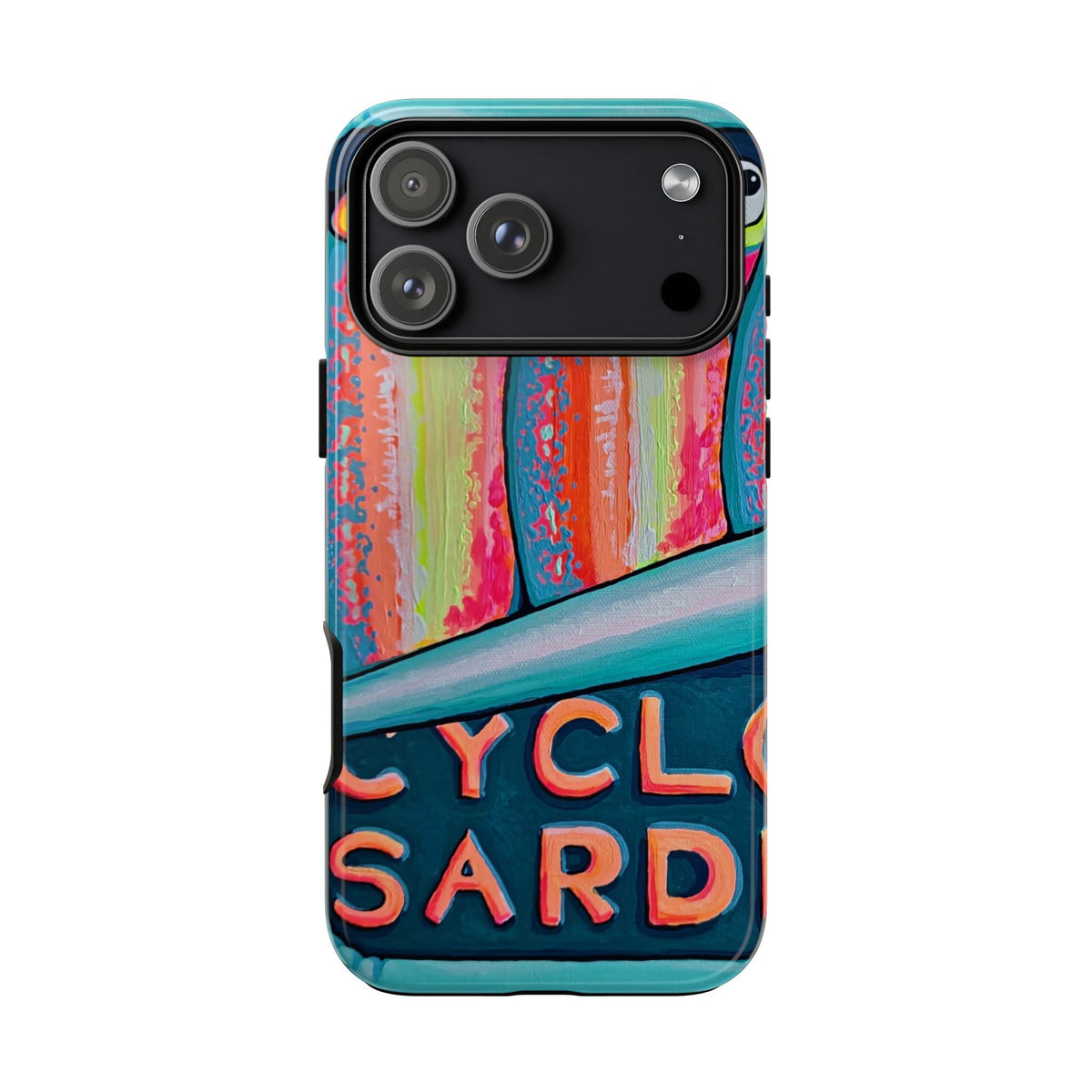 Neon Sardines Tough Phone Case