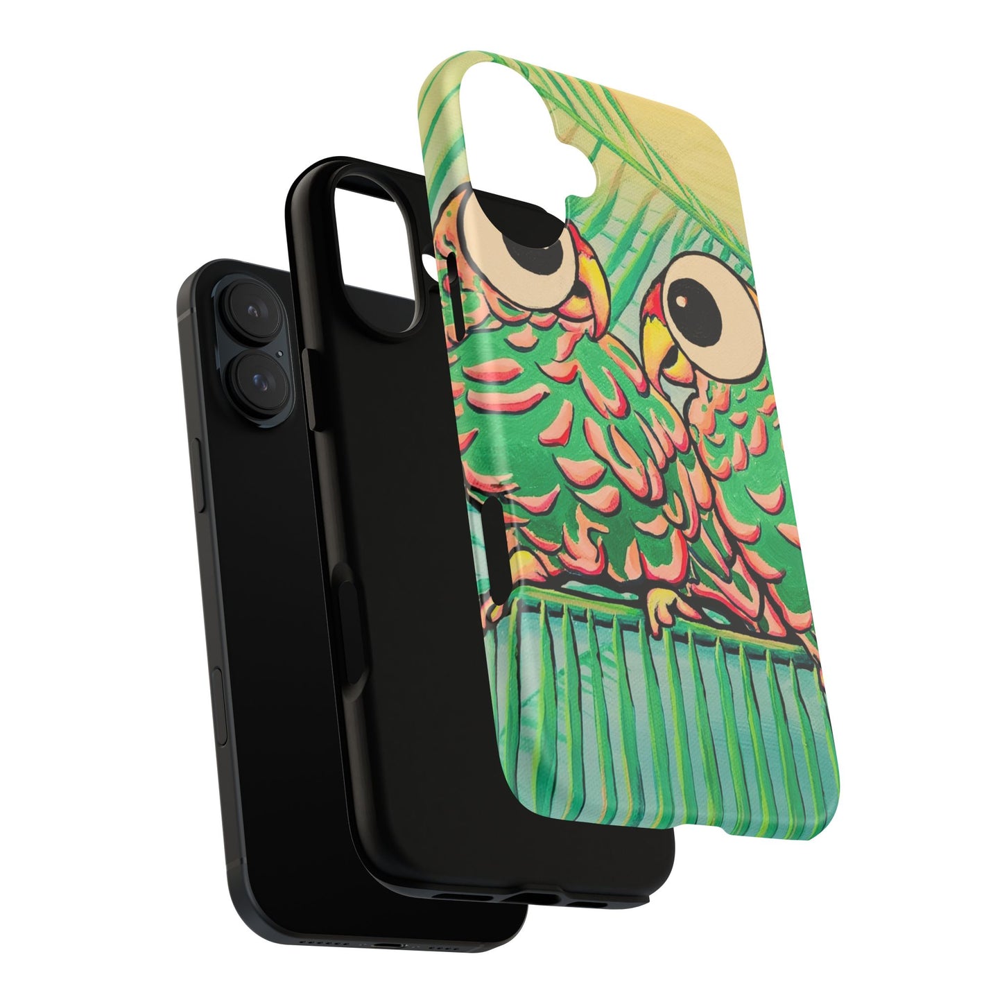 Chatty Cyclops Parrots Tough Phone Case