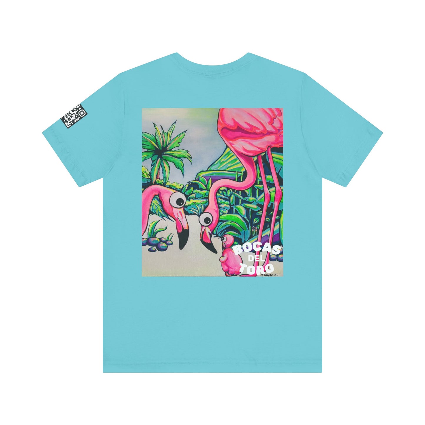 Unisex Cyclops Flamingo Family Tee