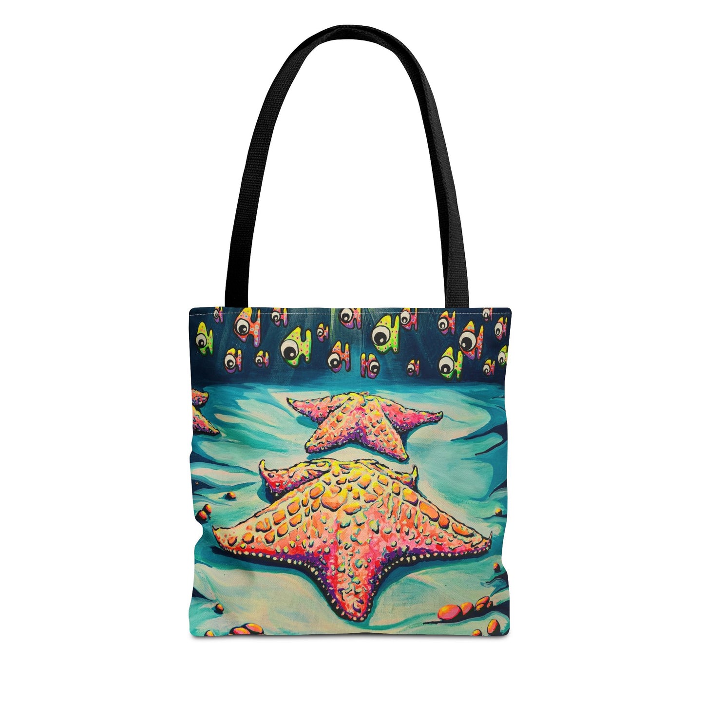 Premium Cyclops Starfish Tote Bag, Original Artist Design, Reusable Shopping Tote, Eco-Friendly