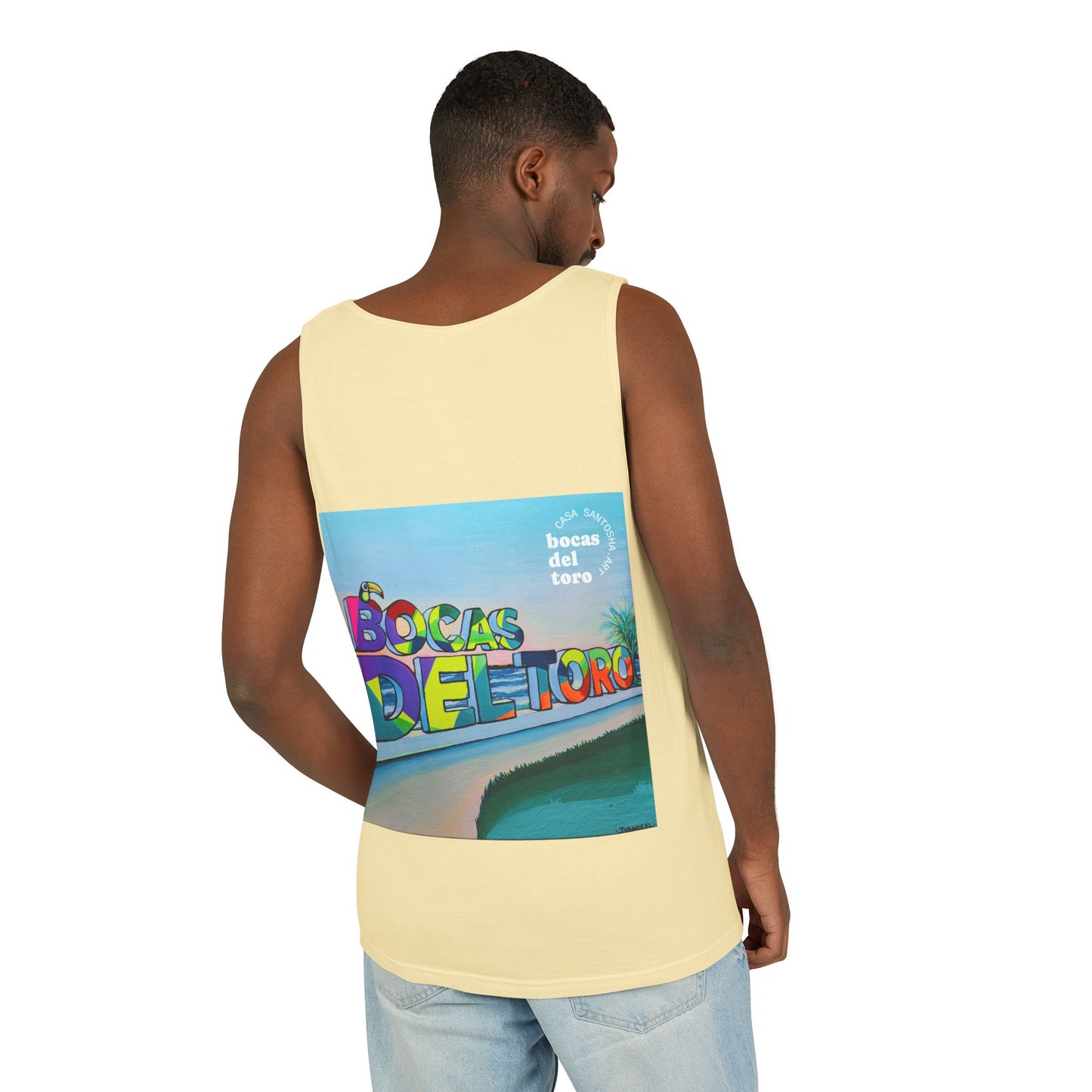 Unisex Bocas Del Toro Sign Tank Top - Perfect for Summer Vibes