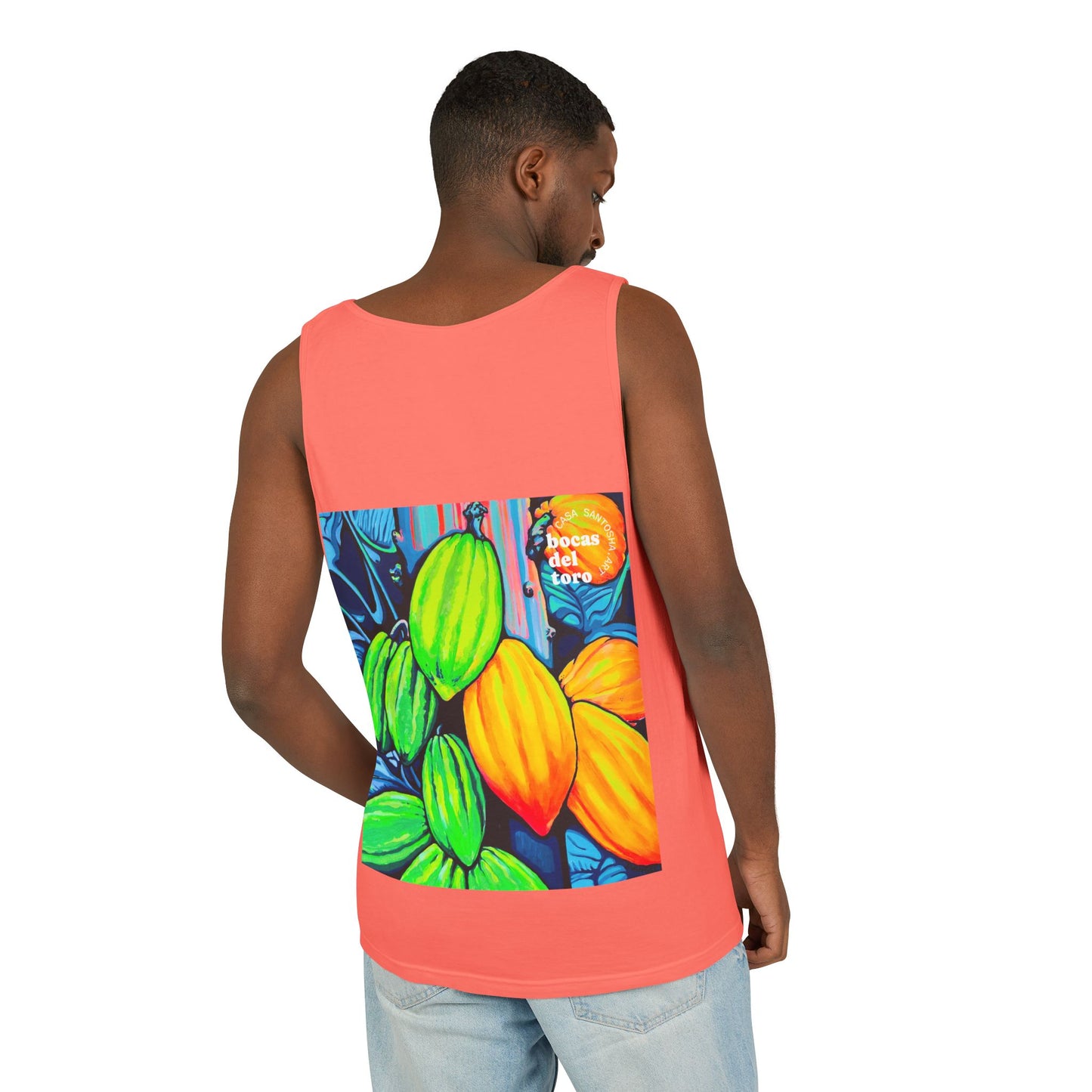 Unisex Neon Cacao Tank Top - Perfect for Summer Vibes