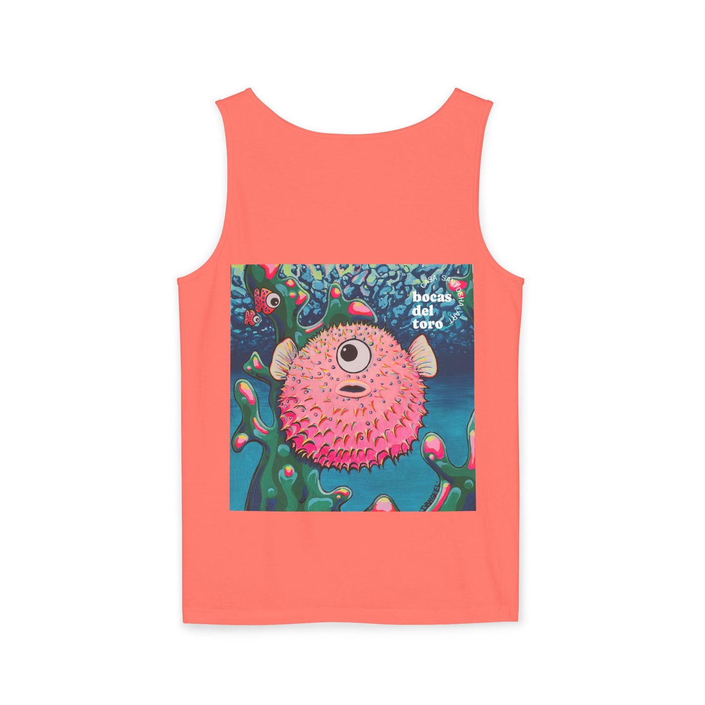 Unisex Cyclops Pufferfish Tank Top - Perfect for Summer Vibes