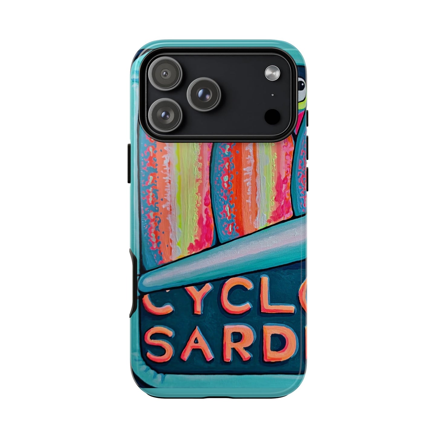 Neon Sardines Tough Phone Case