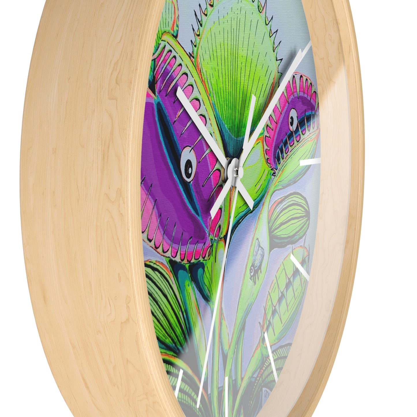 Cyclops Venus Fly Trap Pop Art Wall Clock