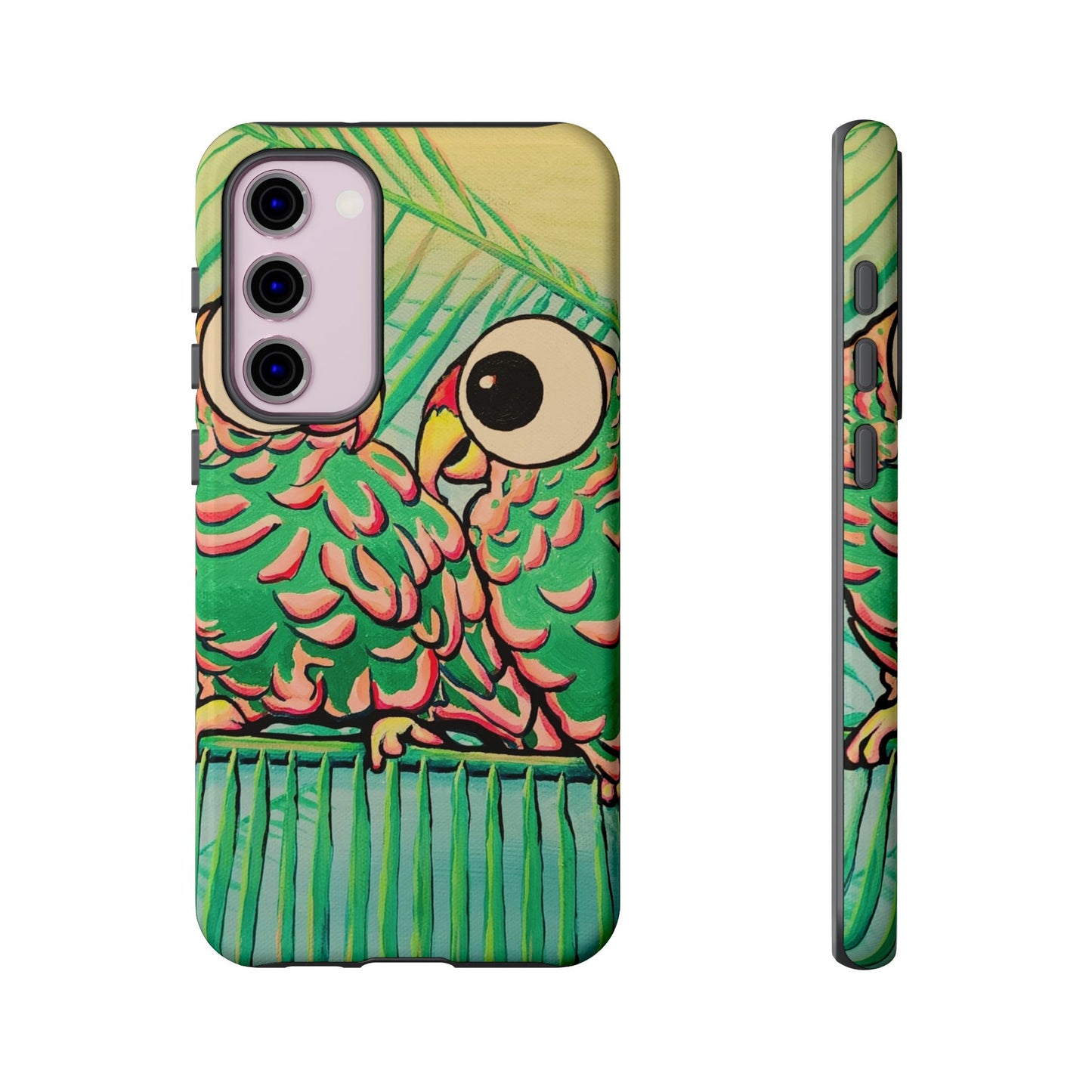 Chatty Cyclops Parrots Tough Phone Case