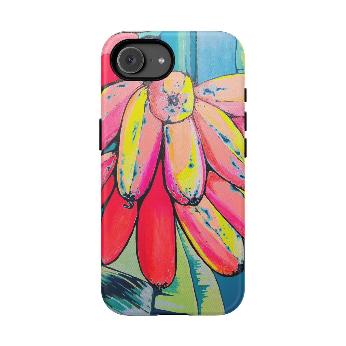 Neon Primitivo Bananas Tough Phone Case